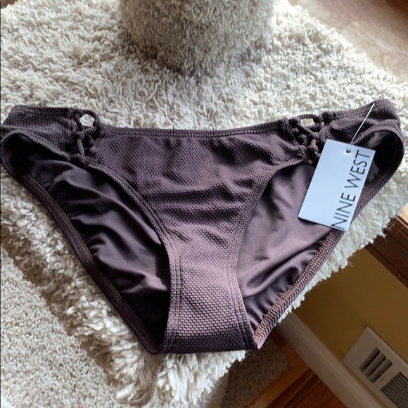 NWT Nine West cocoa bikini bottom! - Picture 1 of 7